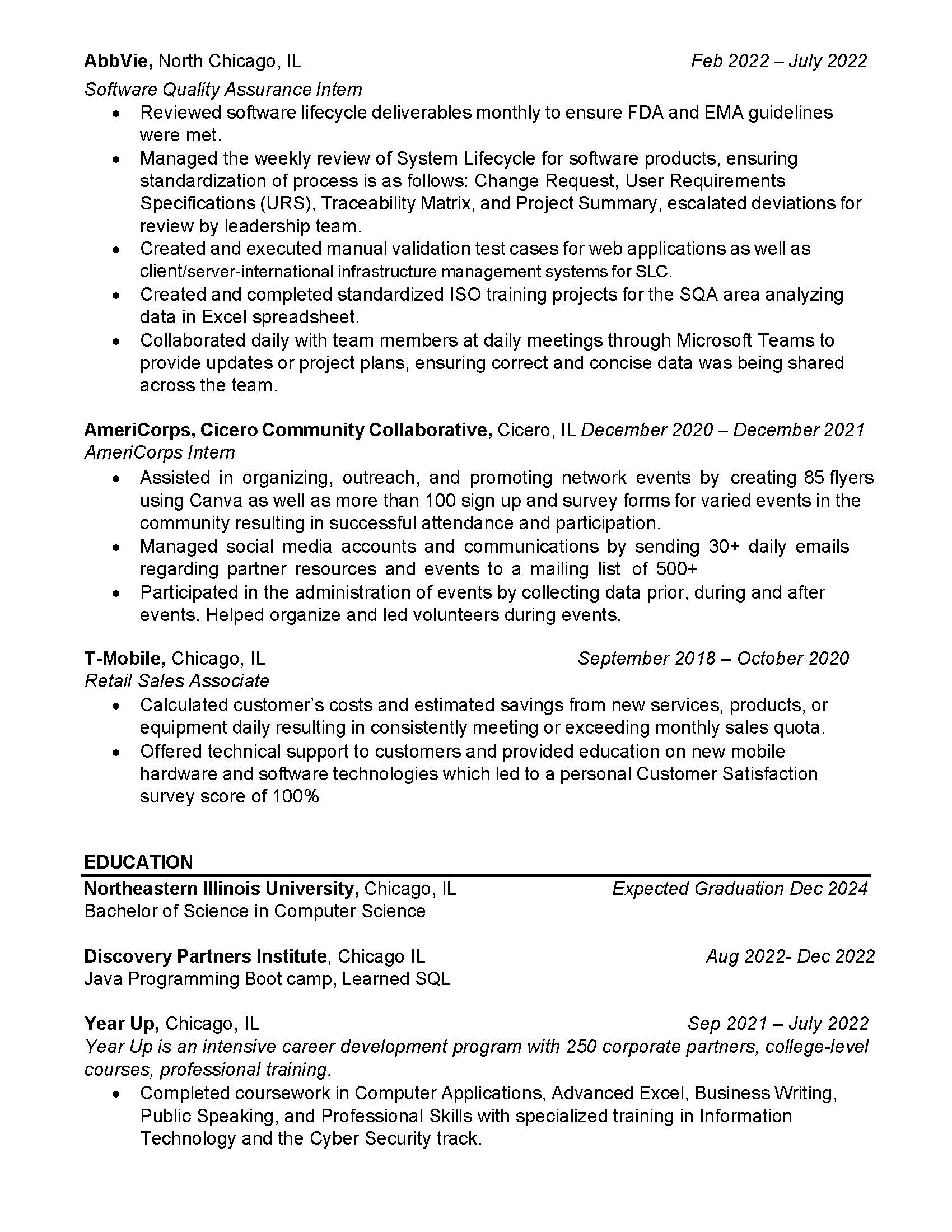 Resume